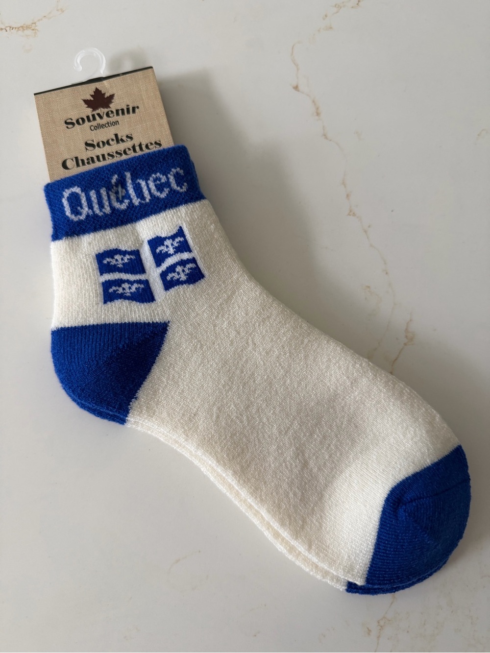 Quebec vintage kitschy socks